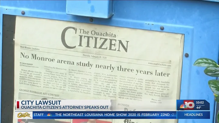 Ouachita Citizen's attorney speaks out about lawsuit filed by City of Monroe