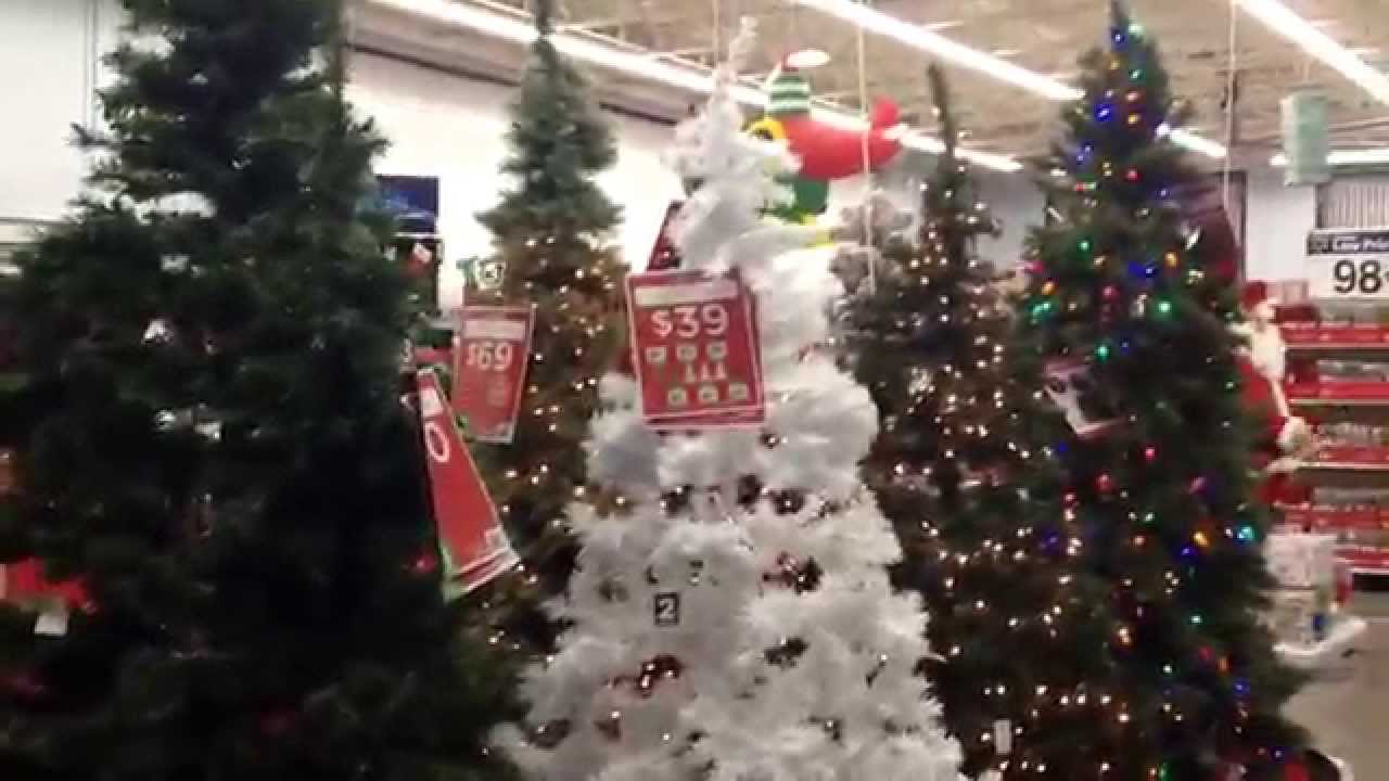 Looking at lovely Christmas decorations at Walmart 10/30 
