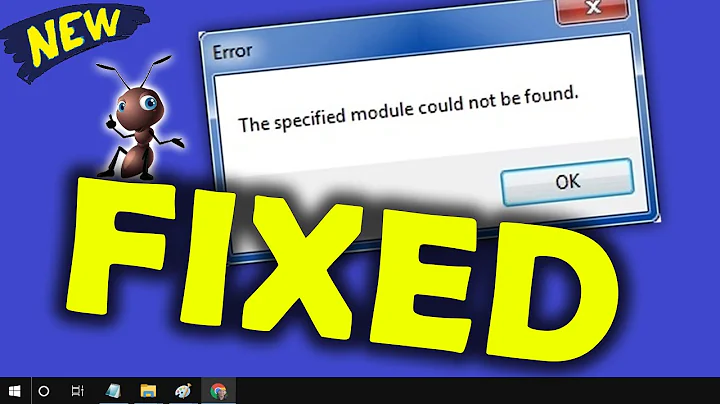 The specified module could not be found Fix for All Programs | Windows 10 \ 8 \ 7