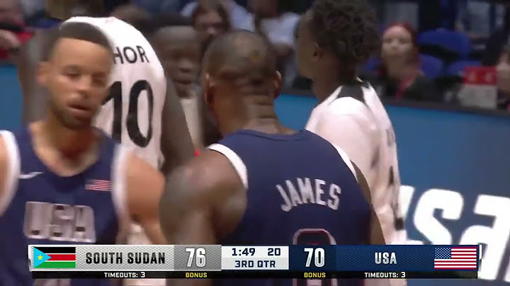 SOUTH SUDAN vs USA | USAB SHOWCASE |FULL GAME HIGHLIGHTS | July 20, 2024