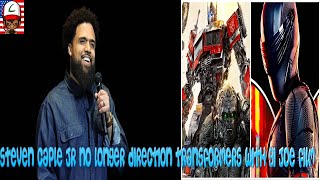 Steven Caple Jr  is no longer doing transformers with gijoe crossover film