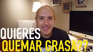 Qué es Quemar Grasa y Cómo se logra adecuadamente?  Dr Carlos Jaramillo