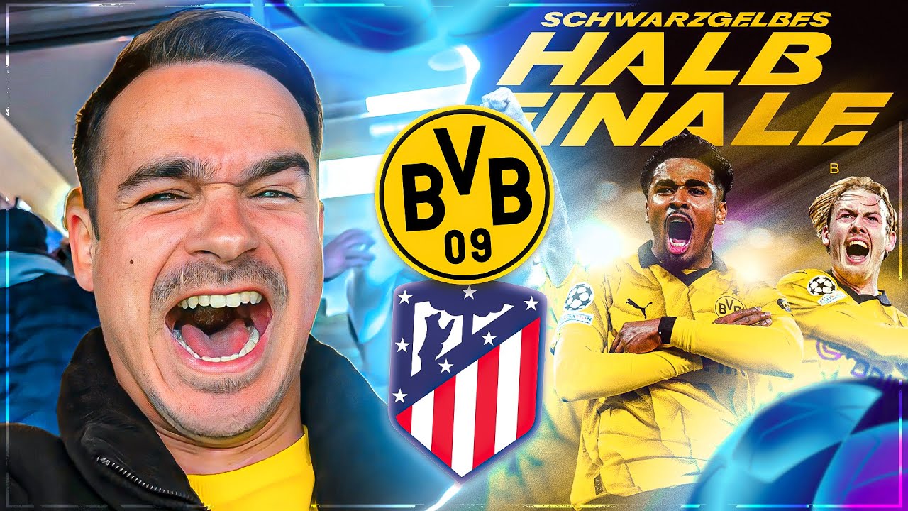 OMG!! WIR SIND IM HALBFINALE !! 🔥😱 BVB vs ATLÉTICO MADRID - UCL Stadionvlog