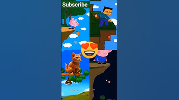 🍎The Magic Apple Always Comes Back To Steve🍎 Peppa pig with Minecraft #shorts #miniecraft #peppapig