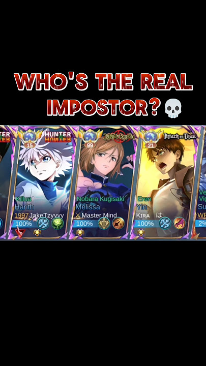 5 skin anime yang salah❌ #mobilelegends #dyyroth #mlbb