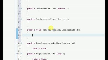 Java Interface Starting Implementer Class and Constructor[1] (pt 4)