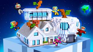 TALCACITY mais nos MAISONS sont sur la LUNE sur Minecraft !