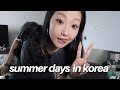 hot girl summer days in korea 🍉 shopping in seoul, youtube’s event, do my friend’s nails