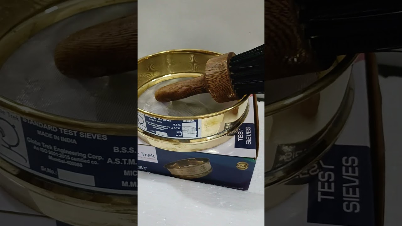 Globetrek Test Sieves with Sieves Cleaning Brush 