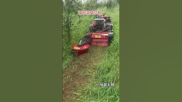 Multifunction rotary tiller remote control avoidance mow crusher