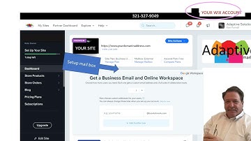 Wix Mail Box Set up