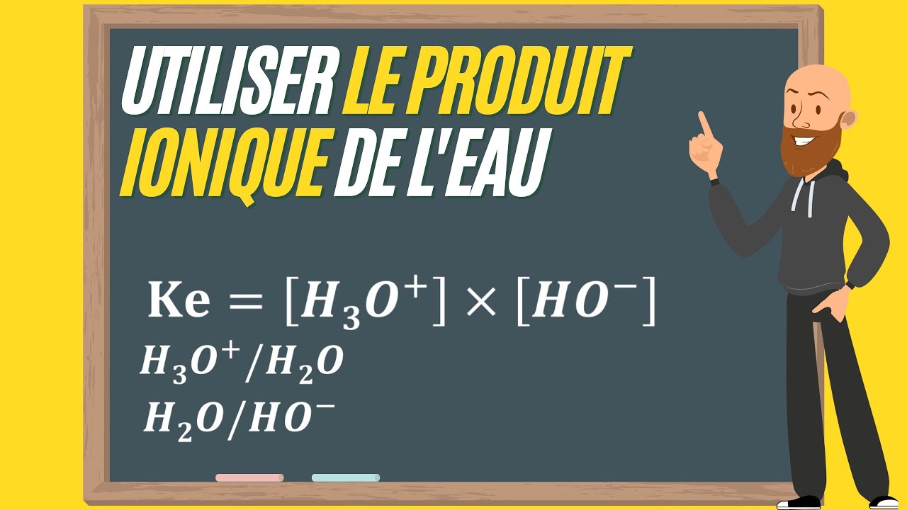 Utiliser le produit ionique de l'eau - ph et concentration - exercice