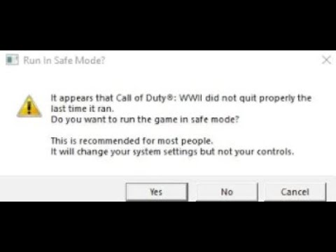 (UPDATED!) How To FIX Safe Mode Fast! Call Of Duty Modern Warfare