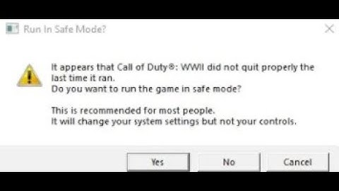 (UPDATED!) How To FIX Safe Mode Fast! Call Of Duty Modern Warfare