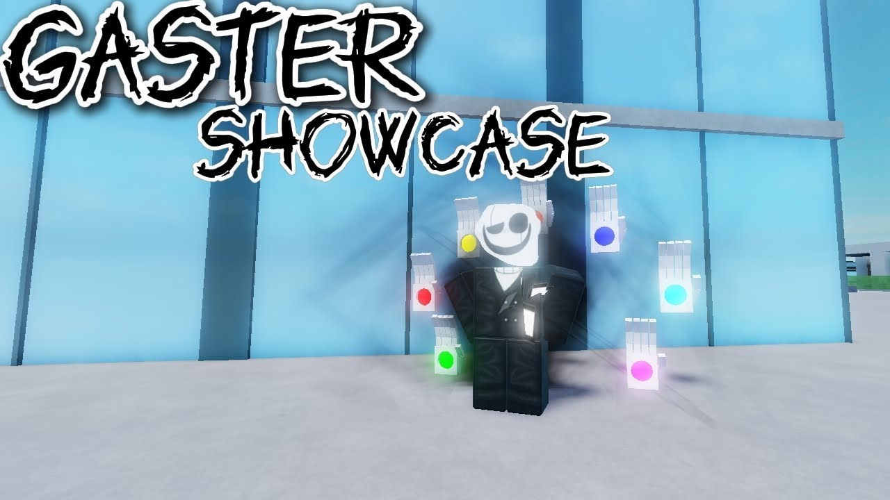 Gaster showcase (trollge infinity) (Roblox)