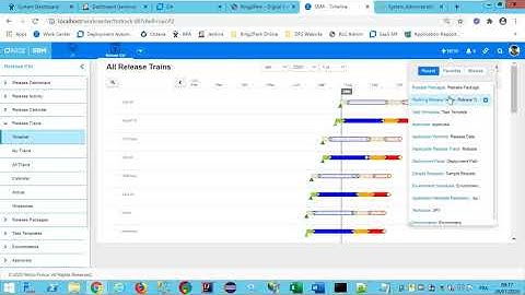 Micro Focus Release Control demo. Use case including Service Now