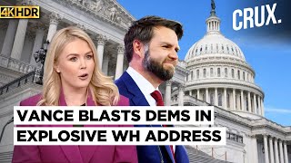 Leavitt Warns of Mass Layoffs in US, Vance Accuses Democrats of 'ridiculous' Shutdown Demands |4K