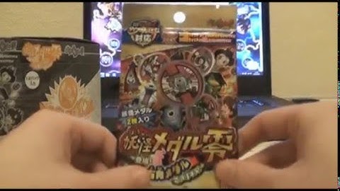 Yokai Watch: Classic Series 1 Yokai Medals Unboxing
