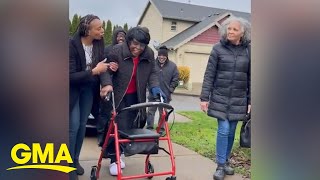 Granddaughter surprises her grandma with a new home l GMA