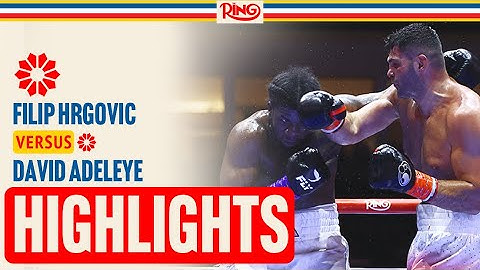 Filip Hrgovic Survives CUT And Beats David Adeleye In WAR | FIGHT HIGHLIGHTS