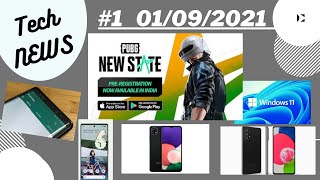 TECH NEWS #1 PUBG New State Pre Register, Whatsapp BAN, Pixel 6 launched, Windows 11 Update by Techno Fobia 92 views 2 years ago 7 minutes, 17 seconds