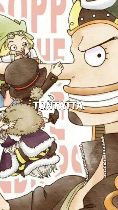 Ussop is actually half tontatta and quarter Giant ! #onepiece #luffy