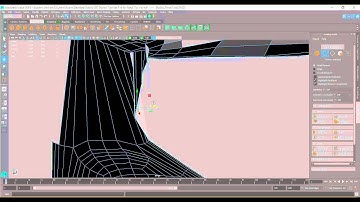 Maya Character Modelling Part 6   Connecting the Neck and the Lips