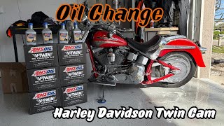 How To Change Engine Oil On A Harley Davidson Fatboy Softail Twin Cam