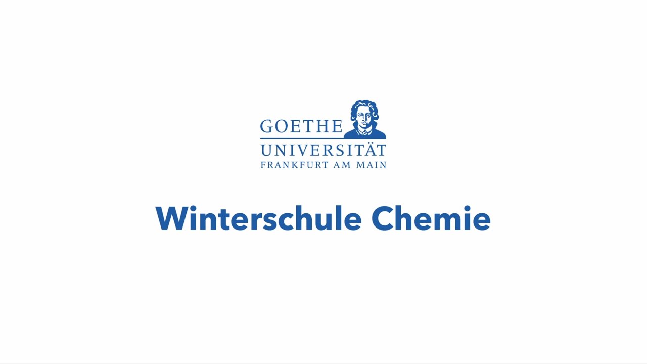 Goethe Universitat Chemie