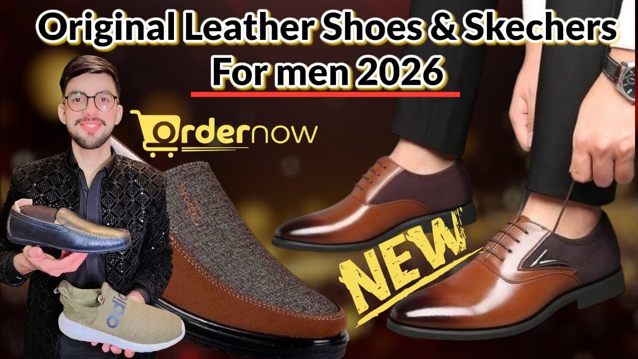 Best Branded Leather Shoes & Skechers for Winter 2026 | Original Unboxing Quality