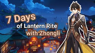 Lantern Rite with Zhongli (EN VA Keith Silverstein)