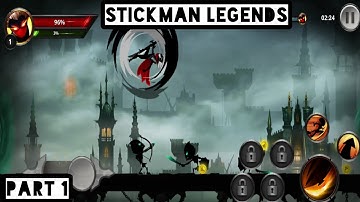 Stickman legends: Shadow War Offline  Fighting Game - Gameplay Walkthrough Android - Part 1