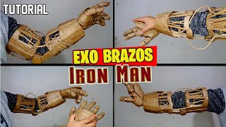 Cómo hacer brazos de Ironman con CARTON | tutorial | MARK 2 | props | DIY