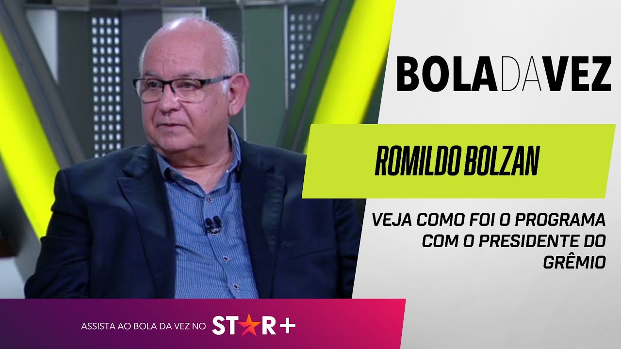 “NÃO GOSTEI DA DECLARAÇÃO DO RENATO GAÚCHO. EXTREMAMENTE INOPORTUNA”| Romildo Bolzan é o Bola da Vez