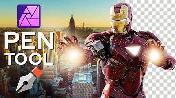 Hoe je de pentool (objecten uitknippen) gebruikt in Affinity Photo 2 iPad