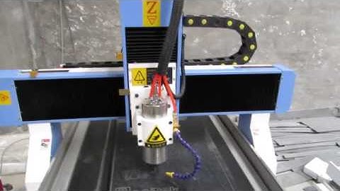 test video of cnc router AKM6090