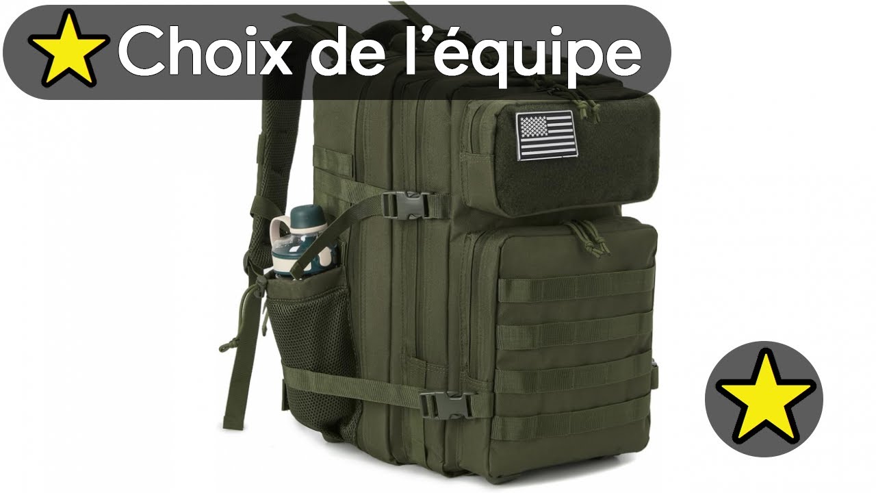 🏆 TOP 3 MEILLEUR SAC A DOS TACTIQUE 40 LITRES 2025 🔥