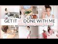 GET IT ALL DONE WITH ME 2021 // HOMEMAKING MOTIVATION // Pantry Organization // CLEAN WITH ME 2021.