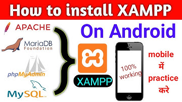 XAMPP for Android |100% working with Practical | How to install XAMPP on android mobile 2024|#xampp