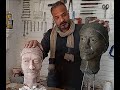 طريقة عمل قالب جبس لوجه التمثال