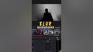 Blur background in DaVinci Resolve