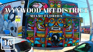 WYNWOOD ART DISTRICT 4K ULTRA HD 60FPS MIAMI FLORIDA USA  OCTOBER 2020 AΩ