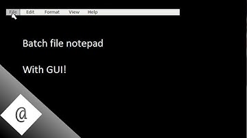 [Batch file] Notepad with TUI and mouse