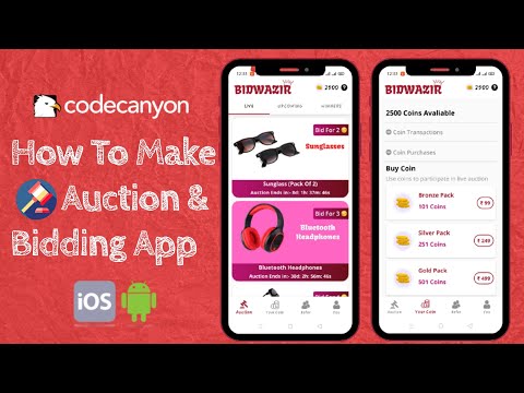 Admin Panel With Source Code || How To Make Auction & Bidding App In Android Studio