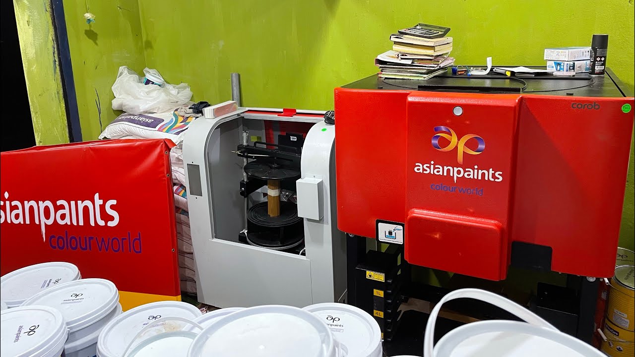 Latest Asianpaints machine deliver and installation /SRINIBAS NAYAK