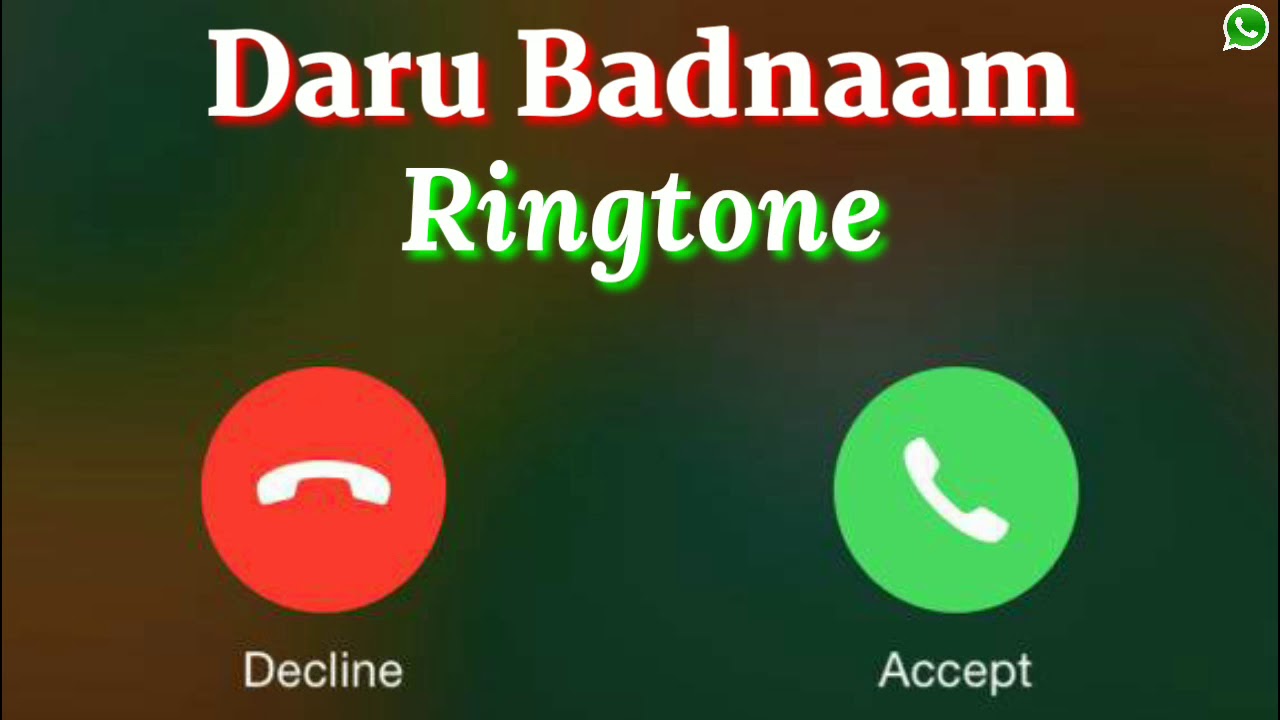 Daru Badnaam Song Ringtone  Kamal Kahlon  Param Singh Song Ringtone  New Punjabi Song Ringtone
