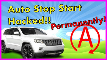 Jeep Grand Cherokee 🔴How to disable stop start (ESS)🔴 Dodge Durango the right way. For Free!! 🔴