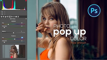 Color Pop up secret Settings | Photoshop cc camera RAW preset free