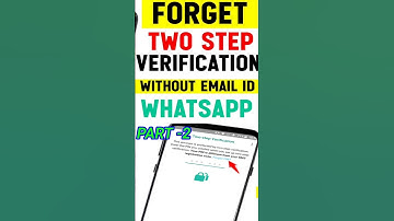 Two-Step Authentication Kaise On Karen | #whatsapp #technochat #whatsappstatus
