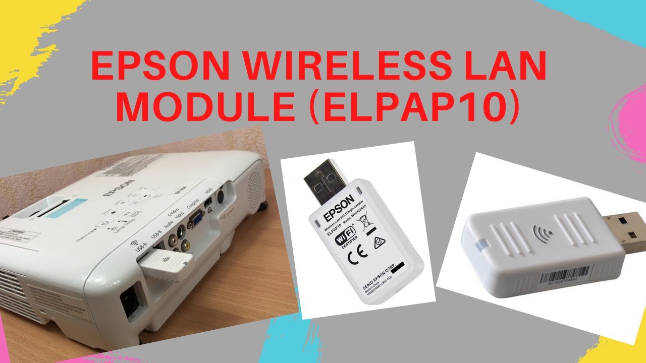 Epson Wireless LAN Adapter - ELPAP10 - YouTube